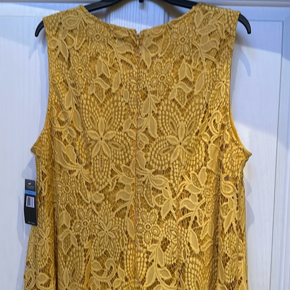 NWT Sharagano Womens color Autumn Gold Boat Neck Fully Lined - Picture 5 of 7